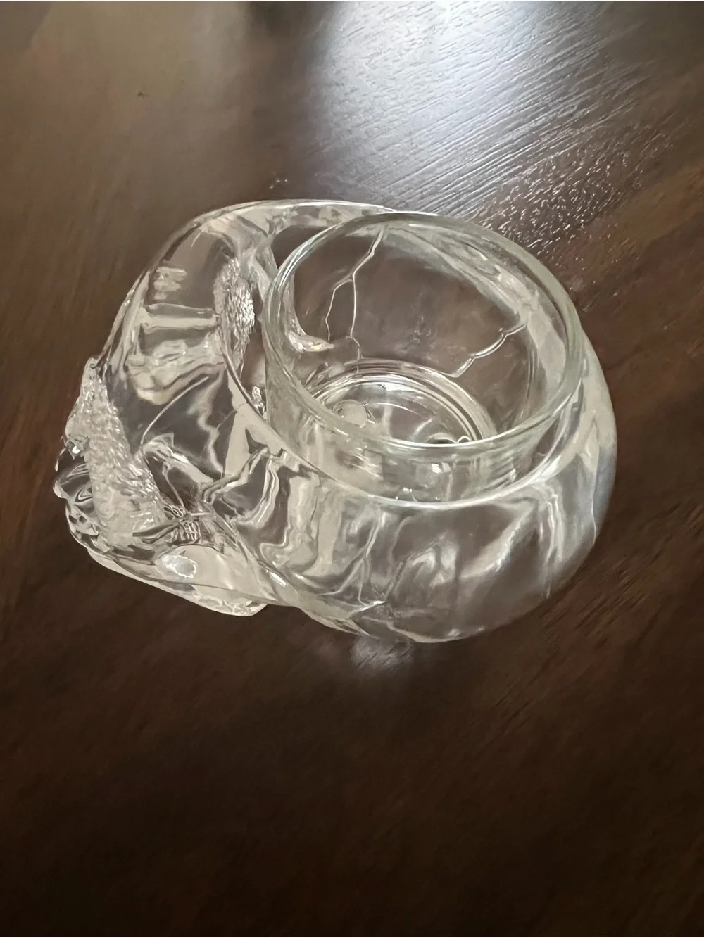 Clear Glass Skull